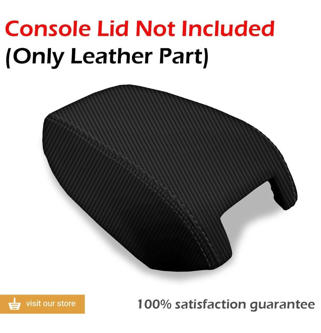Carbon Fiber Console Lid Armrest Cover for Volvo XC90 (2003–2014)