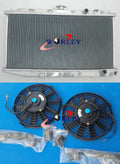 Aluminum Radiator + Fan for Honda Civic CRX 1.5L 1.6L (1988-1991)