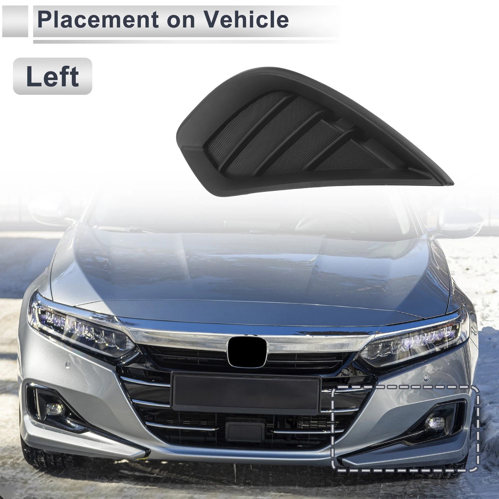 1 Pc Fog Light Grill for Toyota Highlander (No.OE: 520400E140)