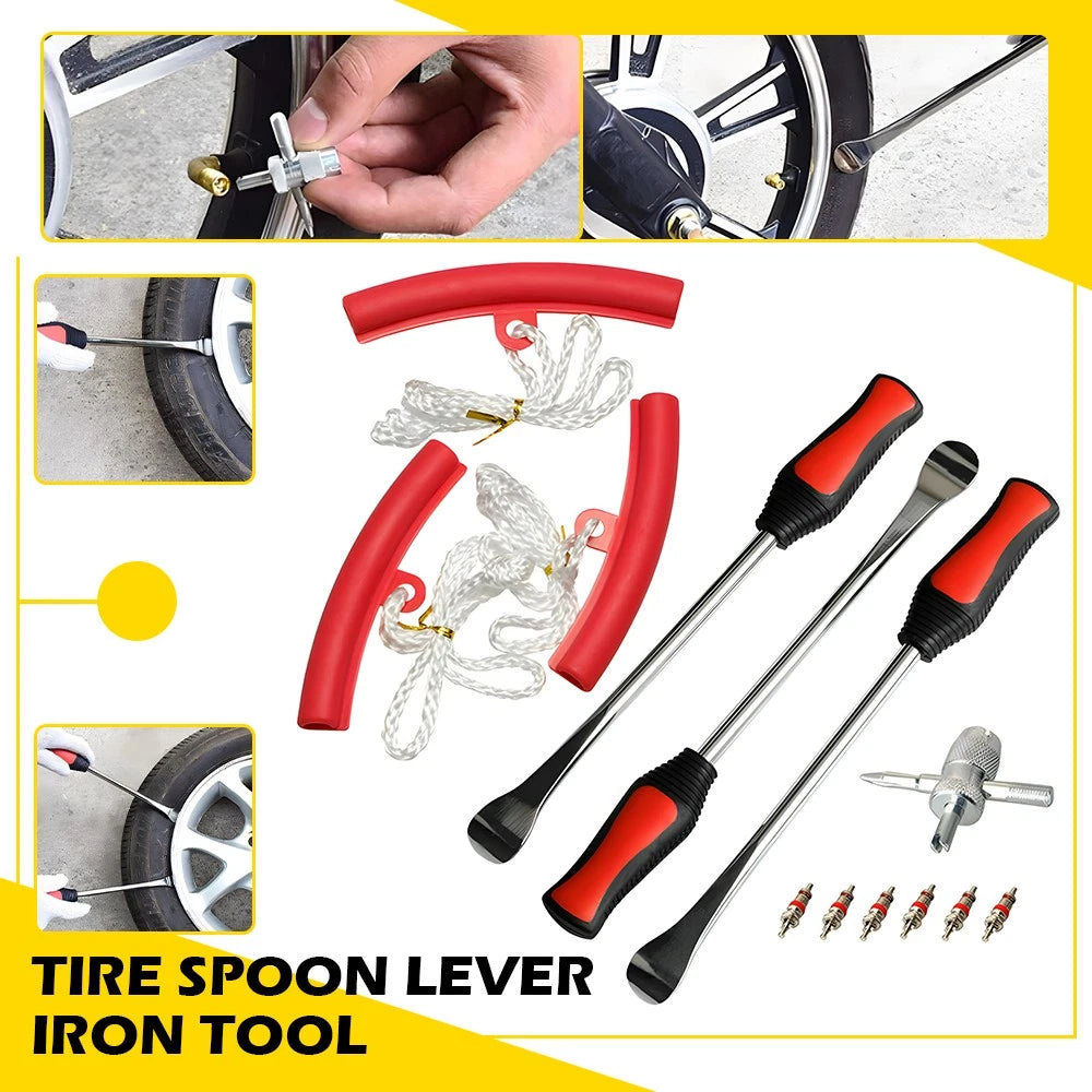 13 PCS Tire Irons Tool Kit for Motorcycle Bike Car