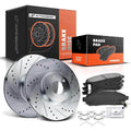 Front Drilled Brake Rotors & Ceramic Pads for Nissan Frontier Pathfinder (2005–2023)