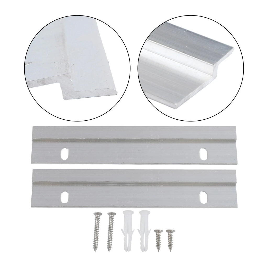 2pcs Aluminum Alloy Zshaped Pendant Brackets for Wall Mounting (N/A)