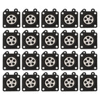 Set of 20 Rubber Diaphragms for Chainsaw Carburetor