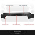 Front Bumper Face Bar for GMC Sierra 1500 Limited (2019–2021) Black