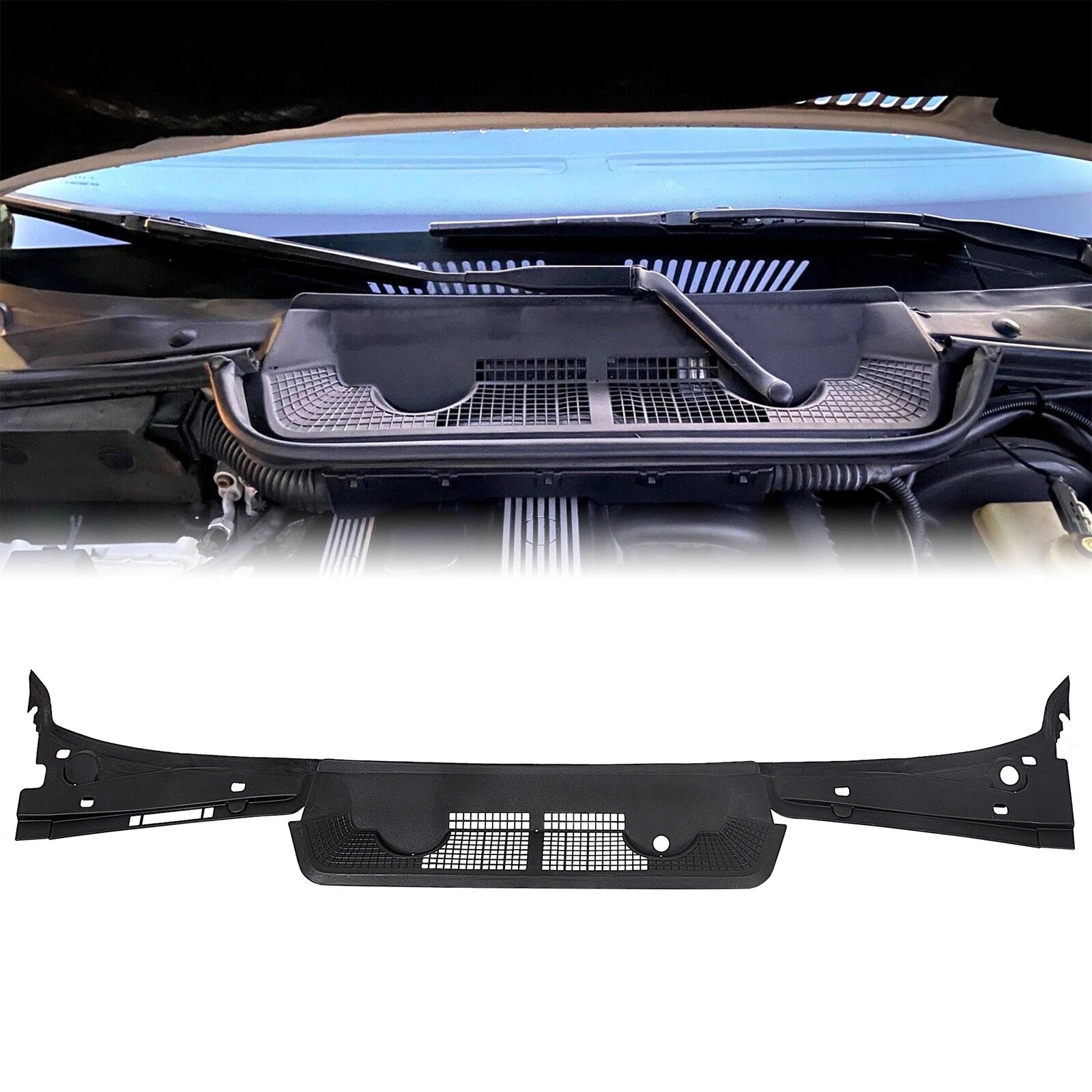 Windshield Wiper Cowl Cover for BMW E36 Coupe 318i 328i M3 (1992–1999) #51711977677