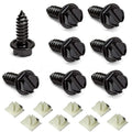 License Plate Screws & Tag Mounting Hardware Clips for Car Truck