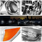 Projector Headlight for Toyota Camry (2010–2011) Black Housing Clear Corner