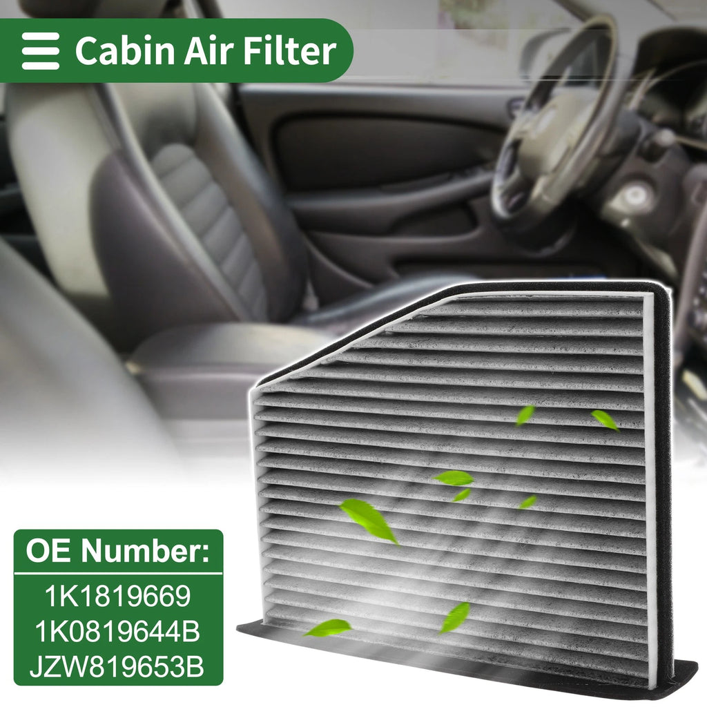 Cabin Air Filter for Audi A3 (8P1) 1.2 TSI (2010–2012) 1 Pc 1K1819669