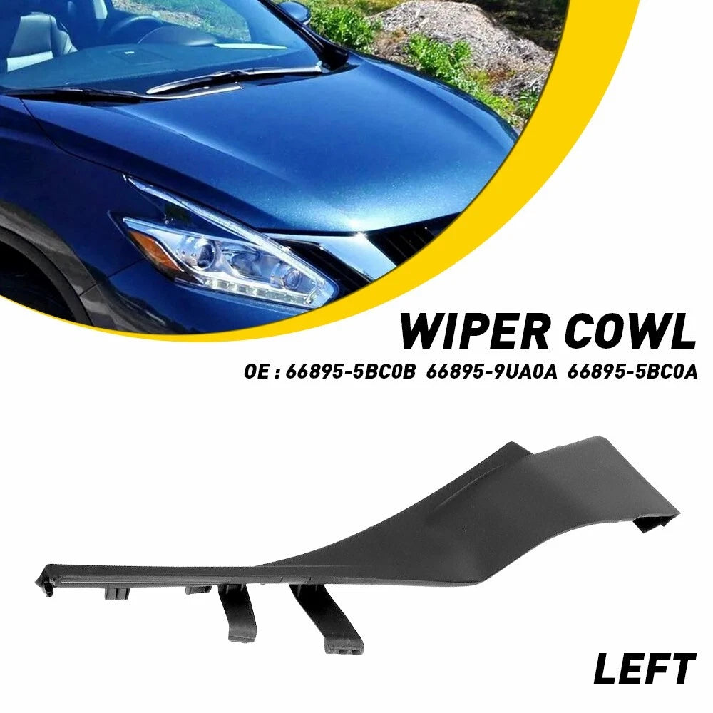 Front Left Windshield Wiper Cowl Cover for Nissan Murano (2015–2017) #66895-5BC0A