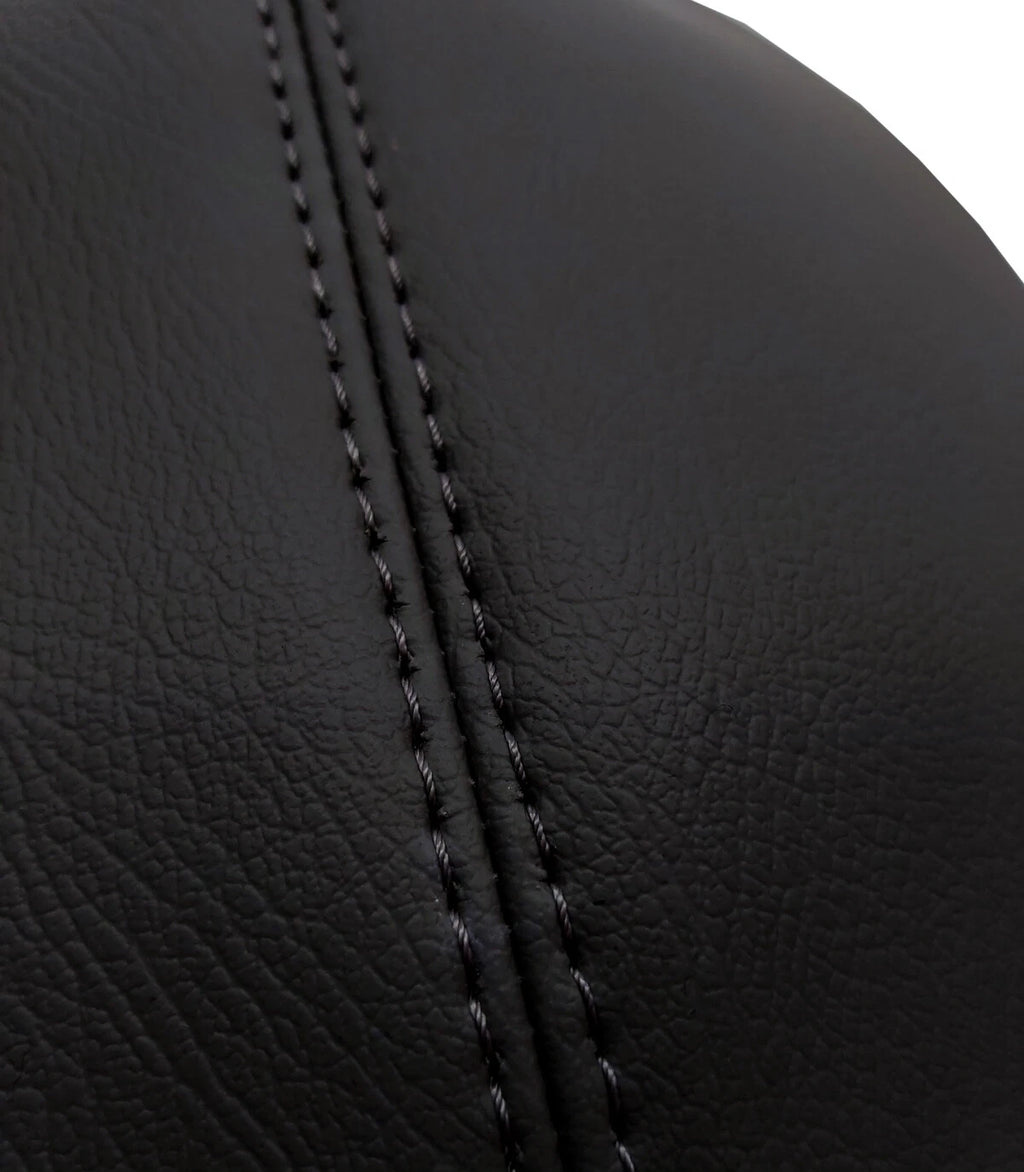 Front Door Panel Insert Cards Cover for Honda CR-V (2012–2016) Black PVC Leather