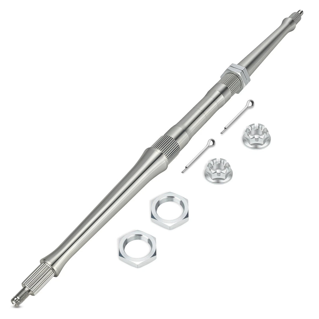Rear Axle Shaft with Nut for Yamaha Warrior 350 YFM350X (1987–2004)