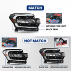 Full LED Headlight Right Side for Ford Expedition (2022–2024) - Black Trim