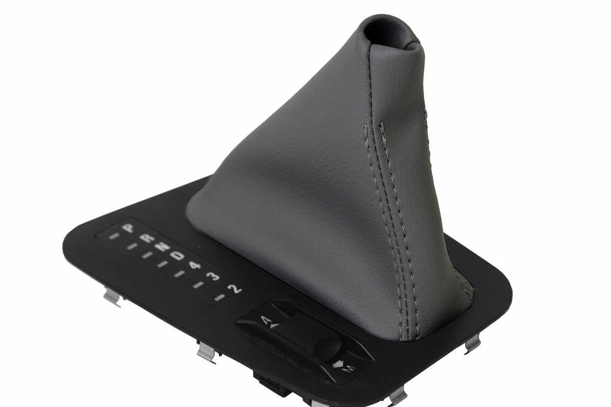 Leather Automatic Shifter Boot Cover for BMW E38 (1995–2001) Gray
