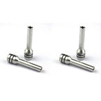 4 x Chrome Aluminum Inner Door Lock Push Knob Pins for Hot Rod Rat Truck