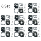 Set of 8 Carburetor Gasket Rebuild Kit for Stihl 20T 021 023 025 FS300 Zama RB-41