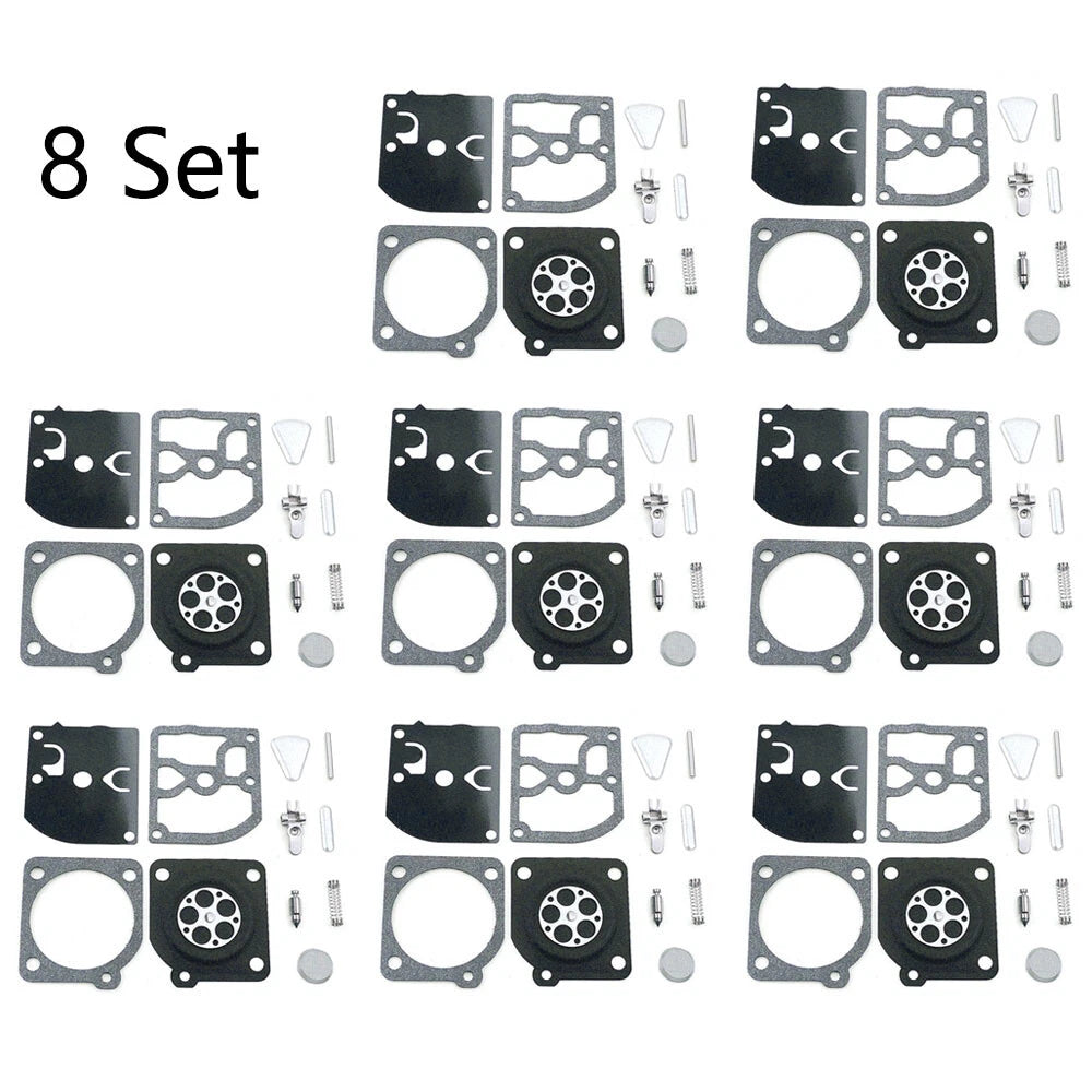 Set of 8 Carburetor Gasket Rebuild Kit for Stihl 20T 021 023 025 FS300 Zama RB-41