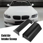 2X Hood Dynamic Cold Air Intake Scoop for BMW E90/91/92 (2007–2013)