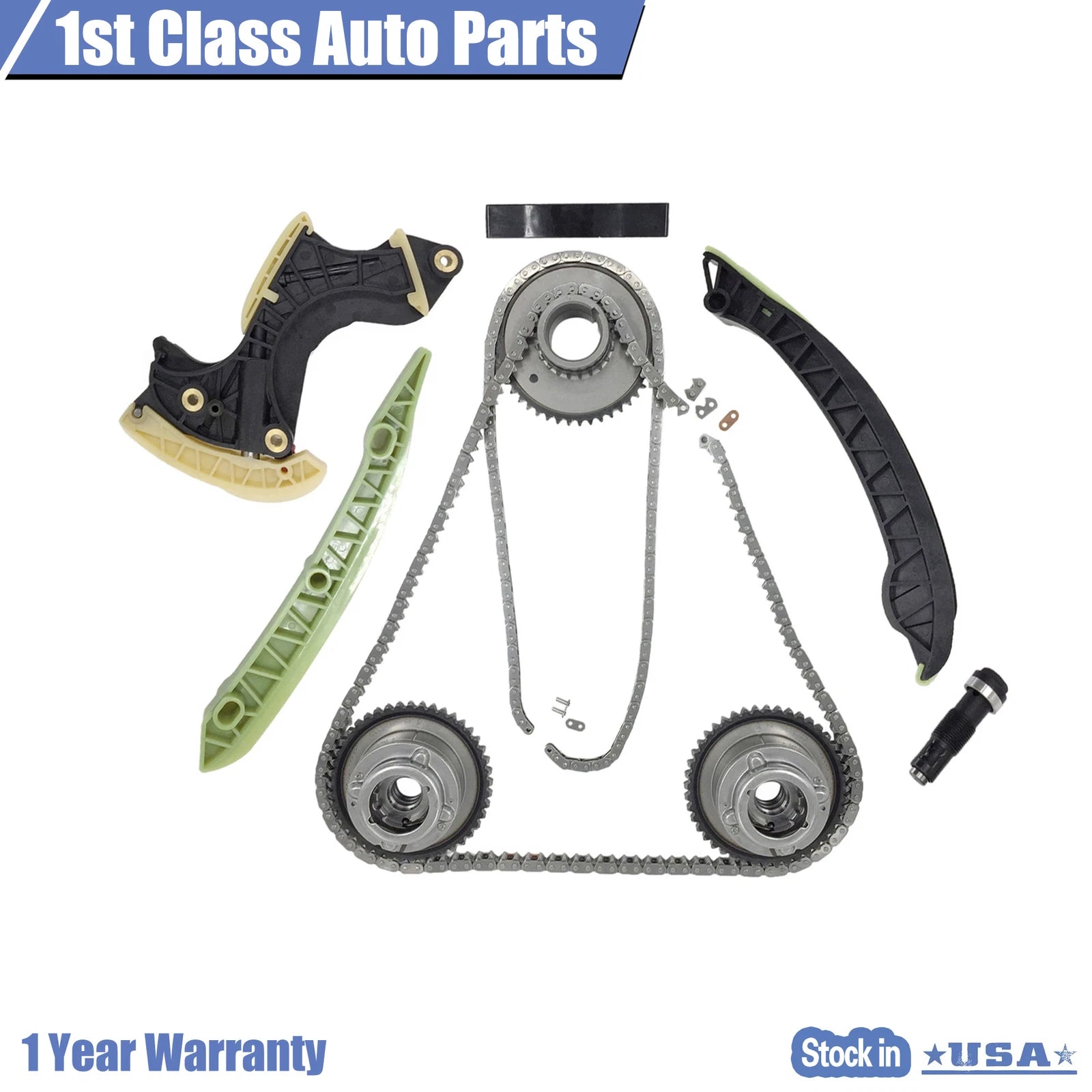 Timing Chain Kit for Mercedes Benz W204 C250 SLK250 (2010–2015)