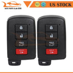 2X Key Entry Remote Fob for Toyota RAV4 (2013–2018) 4 Buttons