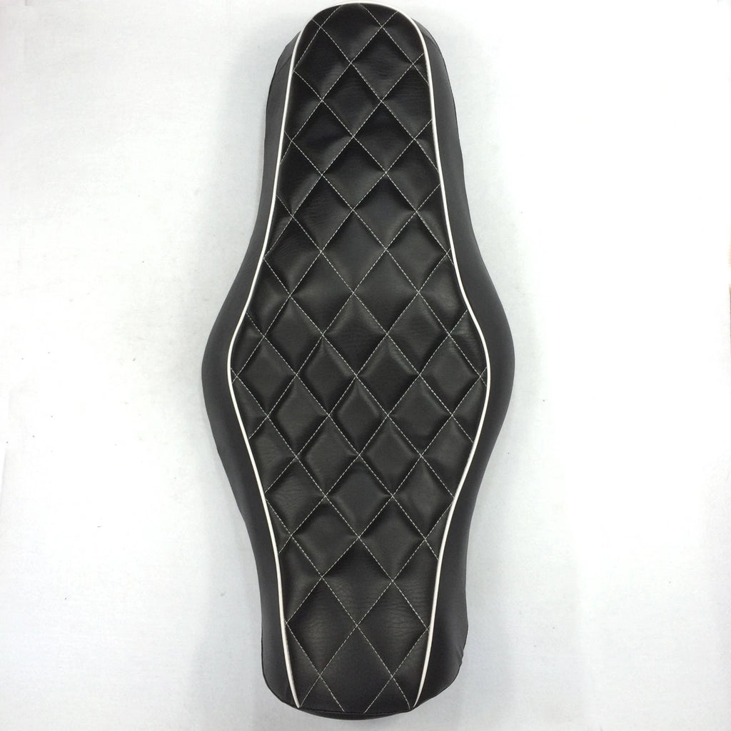 2X Diamond Stitch Seats for Harley XL1200X X48 X72 (2010–2015)