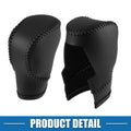 Gear Shift Lever Cover for Honda 11th Civic 2022-2023 Black Faux Leather