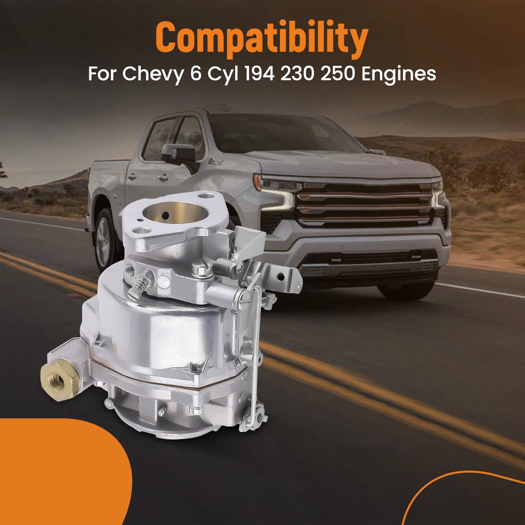 1 Barrel Carburetor for Chevrolet 6 Cyl Rochester BV (1963–1967)