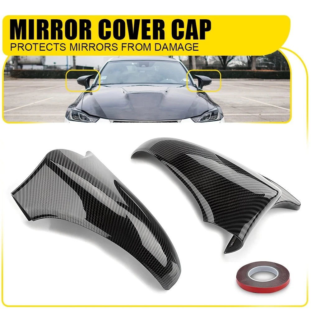 Carbon Fiber Mirror Cap Cover for Lexus IS RC 200 300 350 RC F SPORT (2014–2019)