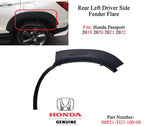 Rear Left Fender Flare Wheel Arch Molding for Honda Passport (2019–2022)