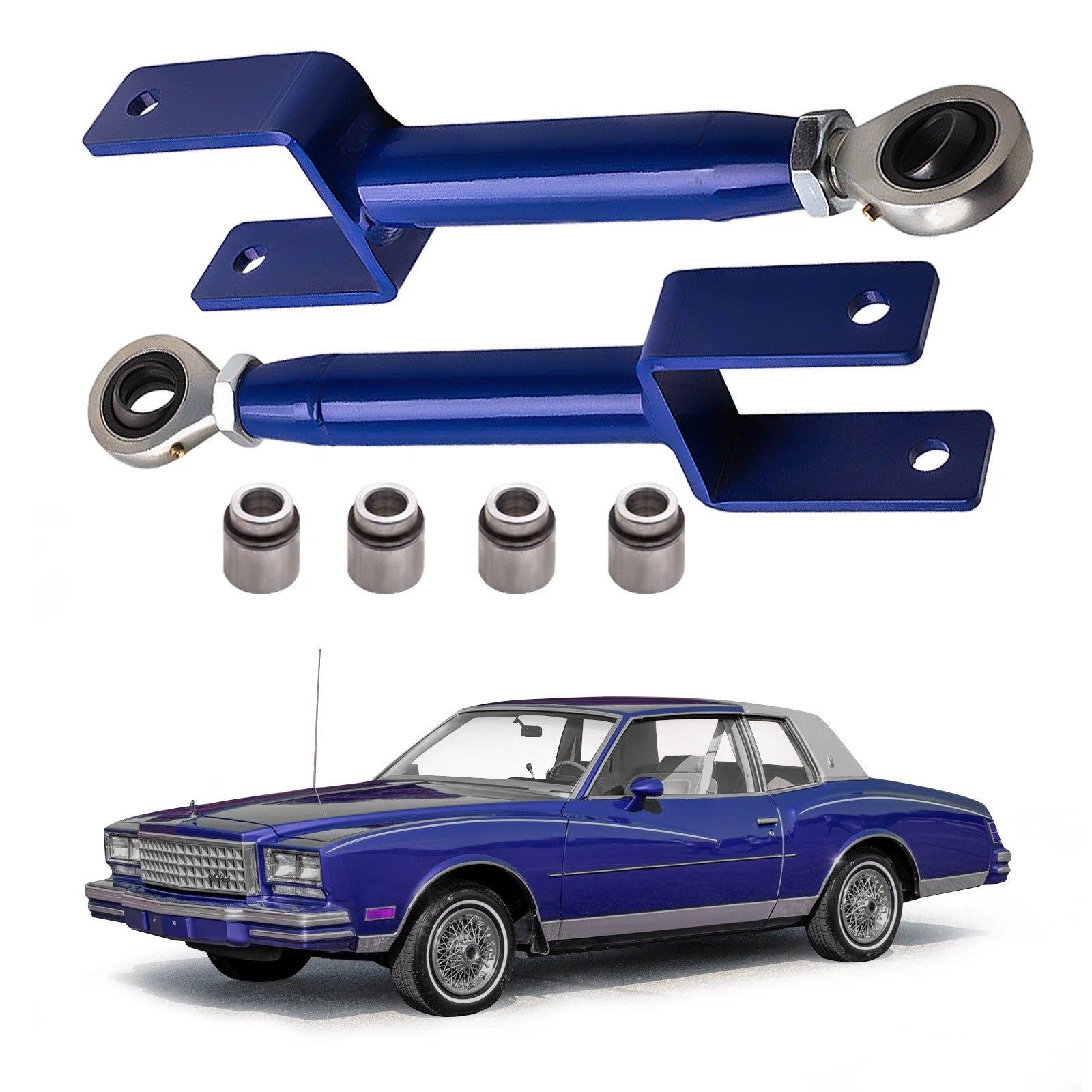 Adjustable Upper Control Arms for Chevrolet Monte Carlo Malibu El Camino (1978–1988)