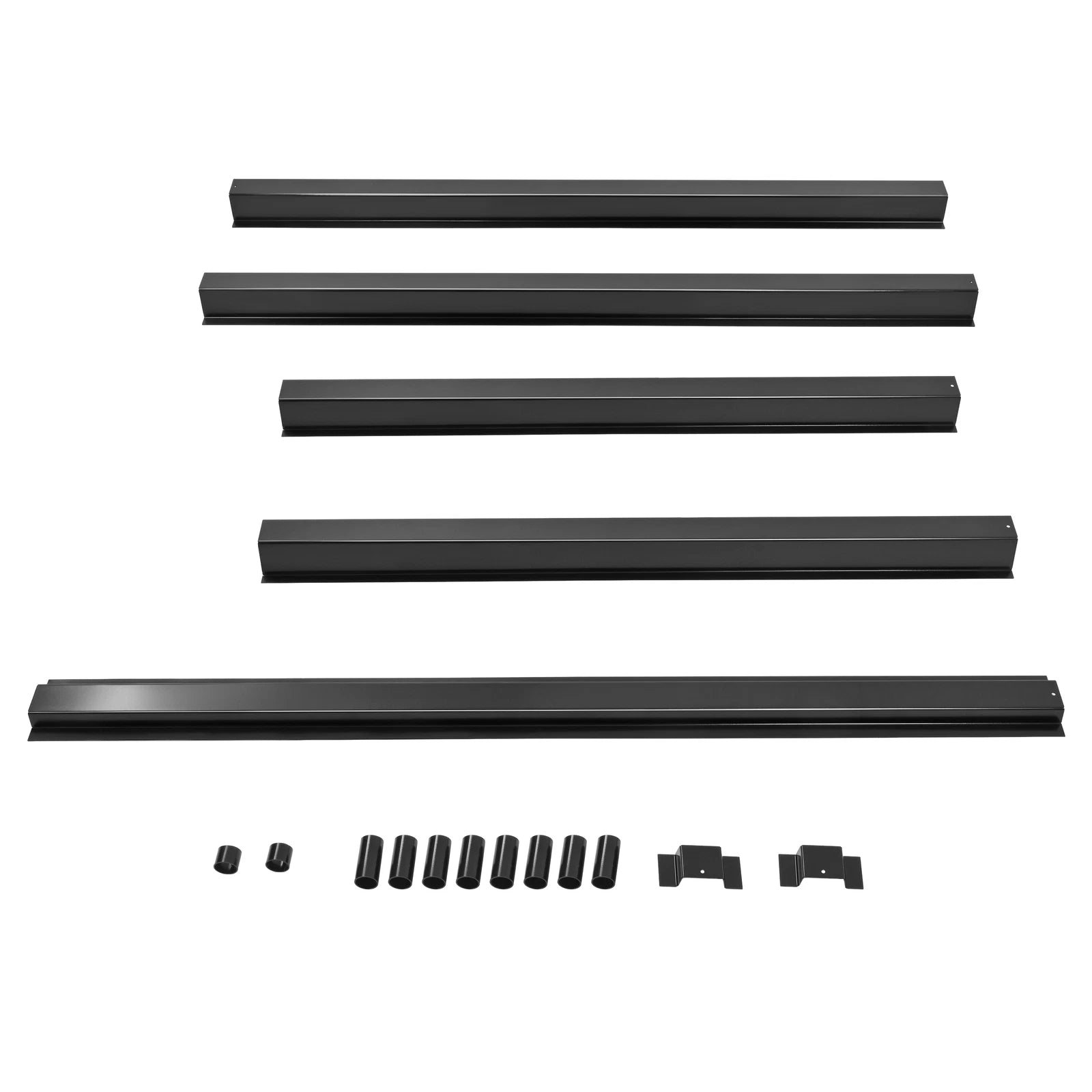 Set of 5 Truck Bed Floor Support Crossmembers Rails for Ford F150 (1977–2016)
