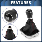 6 Speed Gear Shifter Knob with Cover No.6R0711113T for VW Polo (2014–2017)