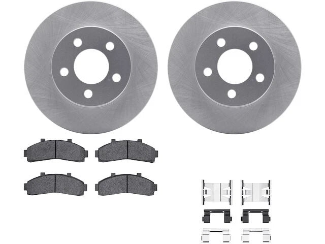 Front Brake Pad and Rotor Kit for Mazda B3000 (1998–2002) DS287WQ