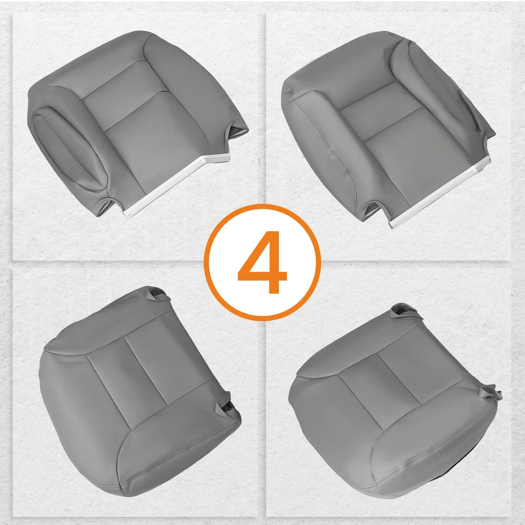 Leather Seat Cover for Chevy GMC Silverado Sierra Suburban (1995–1999)
