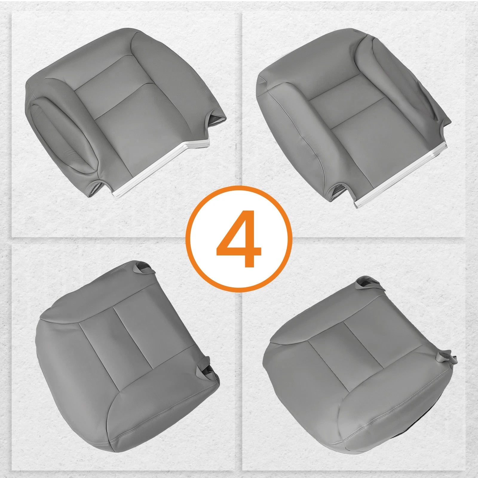 Leather Seat Cover for Chevy GMC Silverado Sierra Suburban (1995–1999)