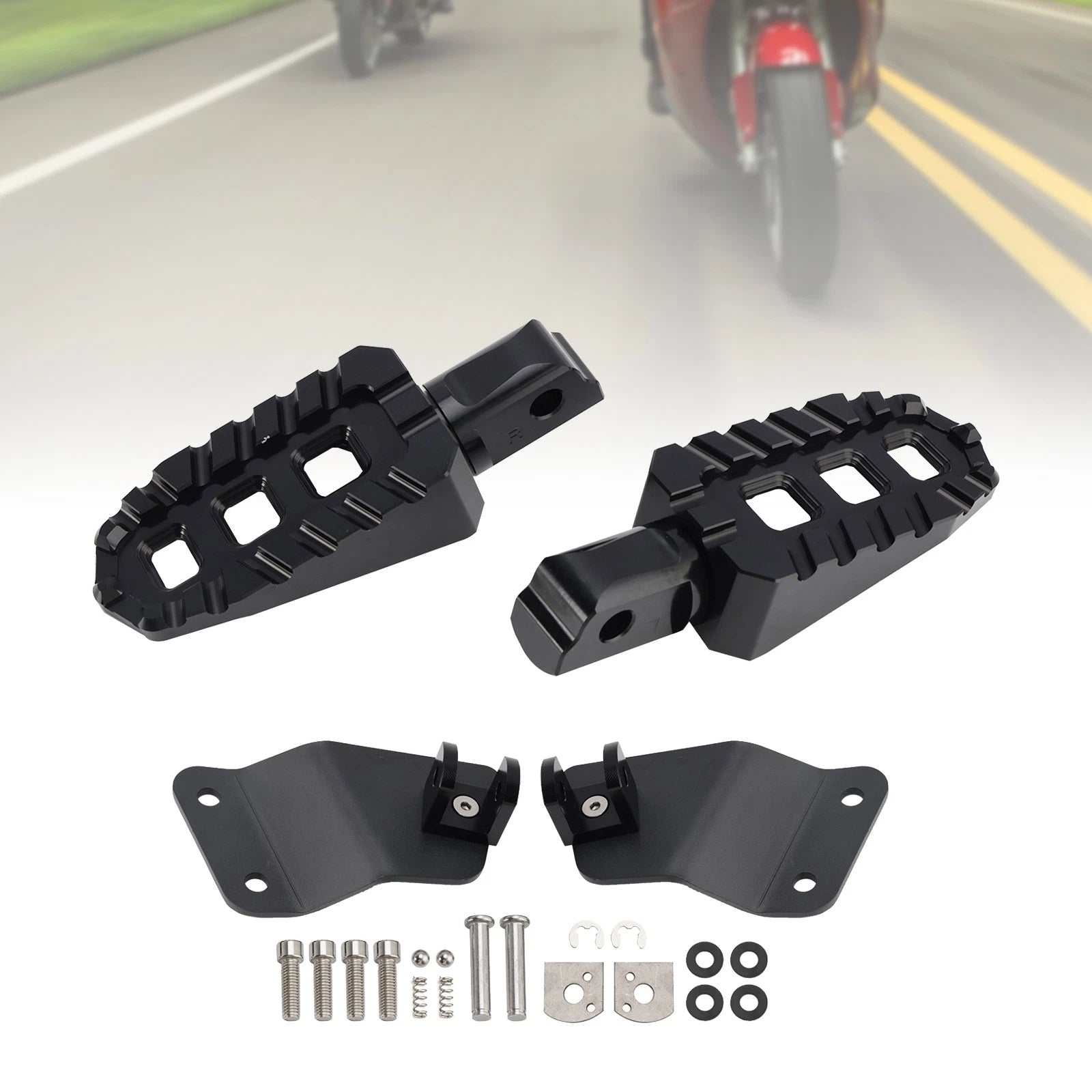 Rear Footrests Foot Pegs for Honda CT125 Hunter Cub (2020–2024)