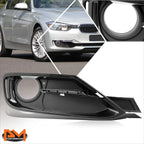 Fog Light Lamp Bezel for BMW 320i 328d (2012–2015) - Smooth Black