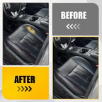 Set of 1 Left Front Bottom Leather Seat Cover for Dodge Grand Caravan (1-5) Black Red