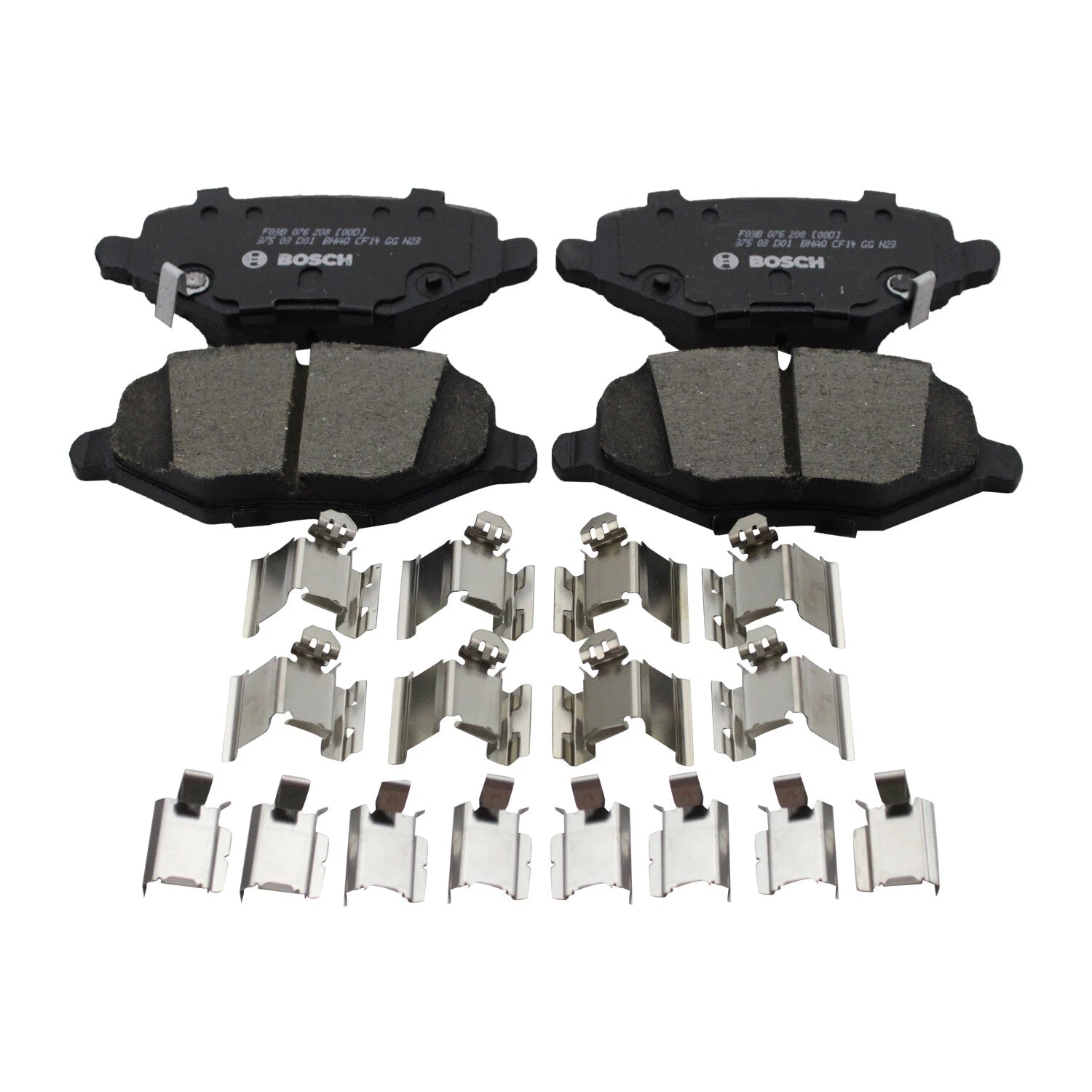 Set of 4 Bosch Rear Ceramic Brake Pads for Chrysler Dodge Ram Volkswagen