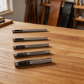 5-Piece Leather Hole Puncher Kit - Steel Hollow Drilling Tools 3-8mm