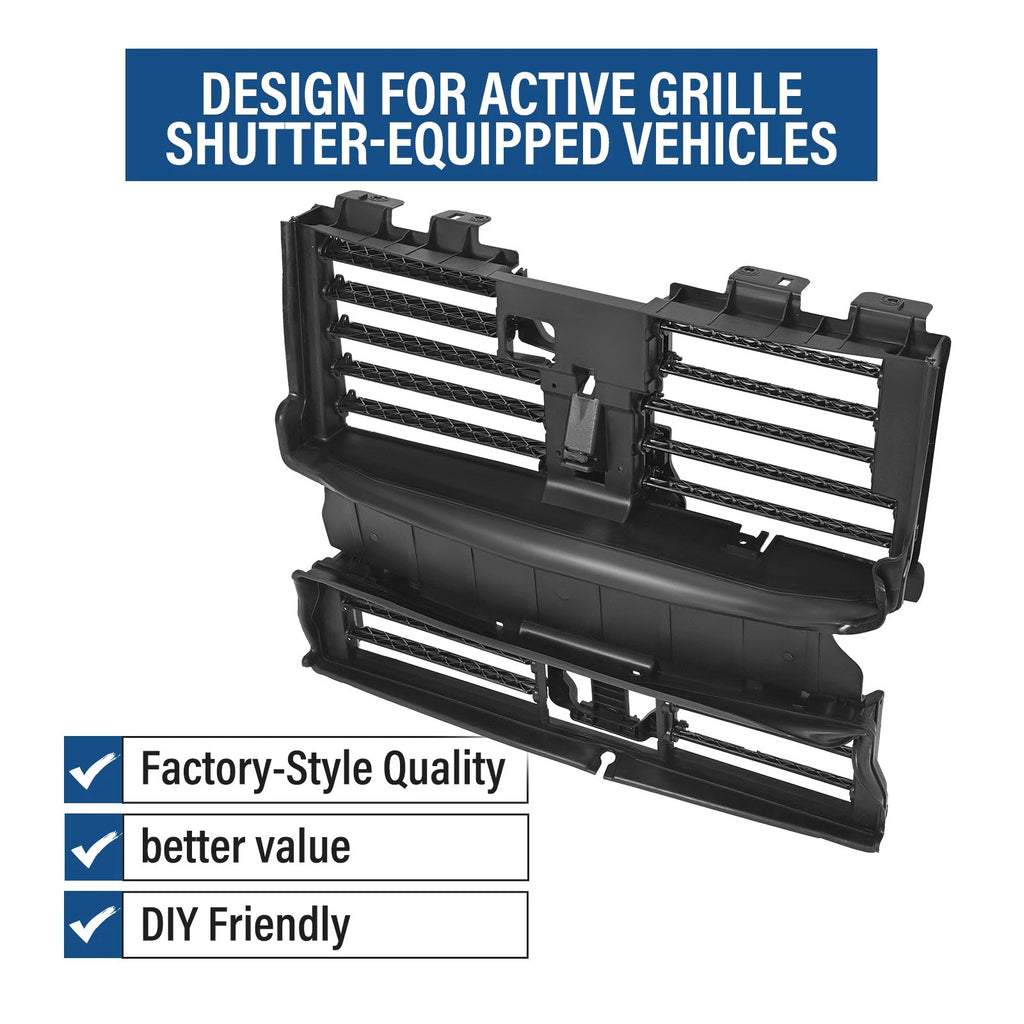 Radiator Air Active Grille Shutter Assembly W/O Motor for Ford Edge (2019–2024)