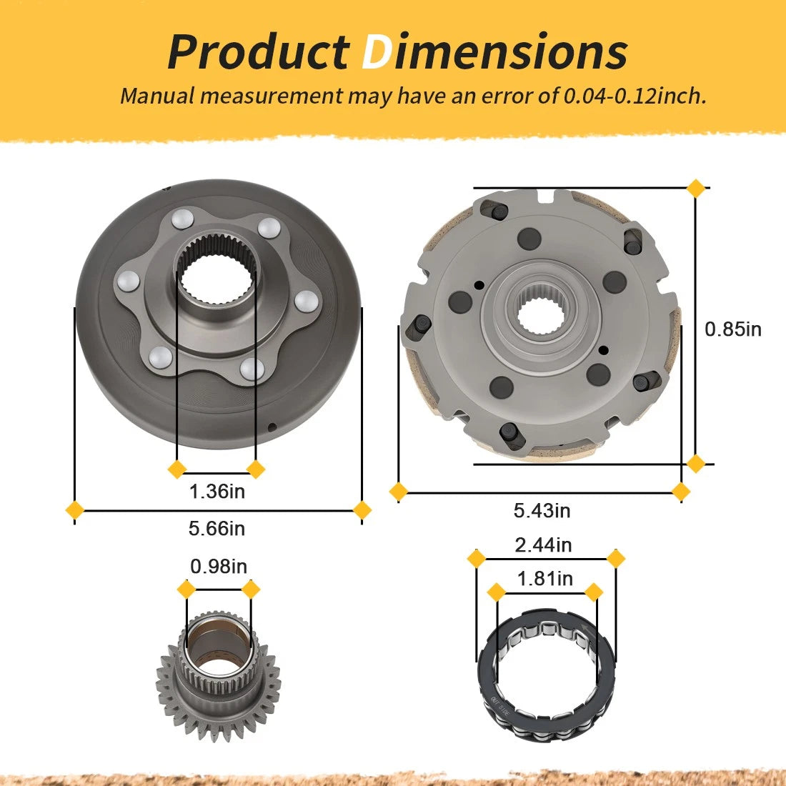 Wet Clutch Drum Housing for Honda Fourtrax 300 TRX300 (1988–2000)