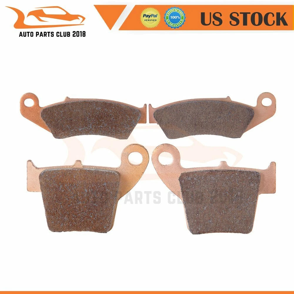 Set of 2 Sintered Brake Pads for Honda CRF450R CR250R CR125R (2002–2007)