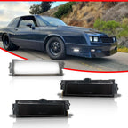 White LED Front Fender Side Marker Lights for Chevy Monte Carlo (1981–1988)