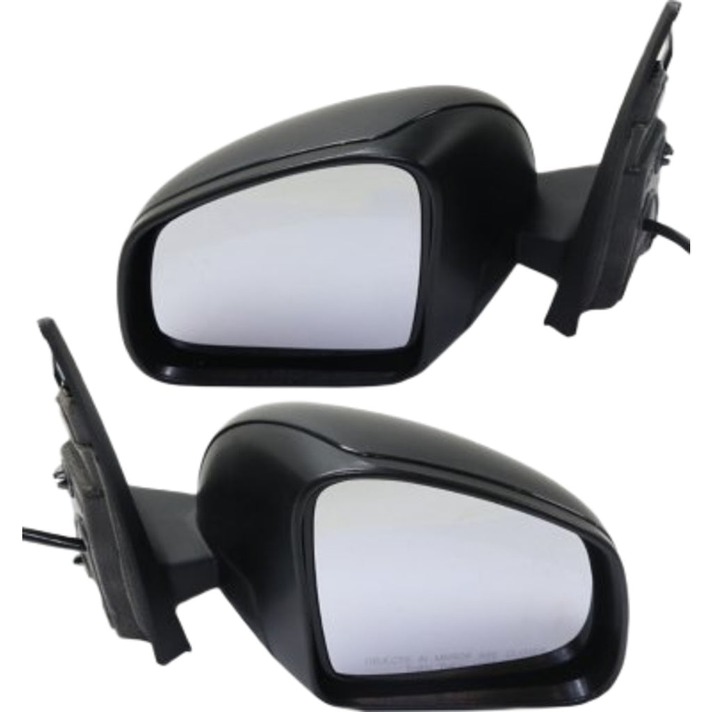 Set of 2 Mirrors for Smart Fortwo (2016–2018) Textured Black