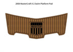 Swim Platform Pad for MasterCraft X-2 (2008) - EVA Foam Faux Teak Deck Mat