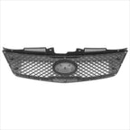 Matte Black Diamond Mesh Front Grille for Forte (2010) w/Badge Slot