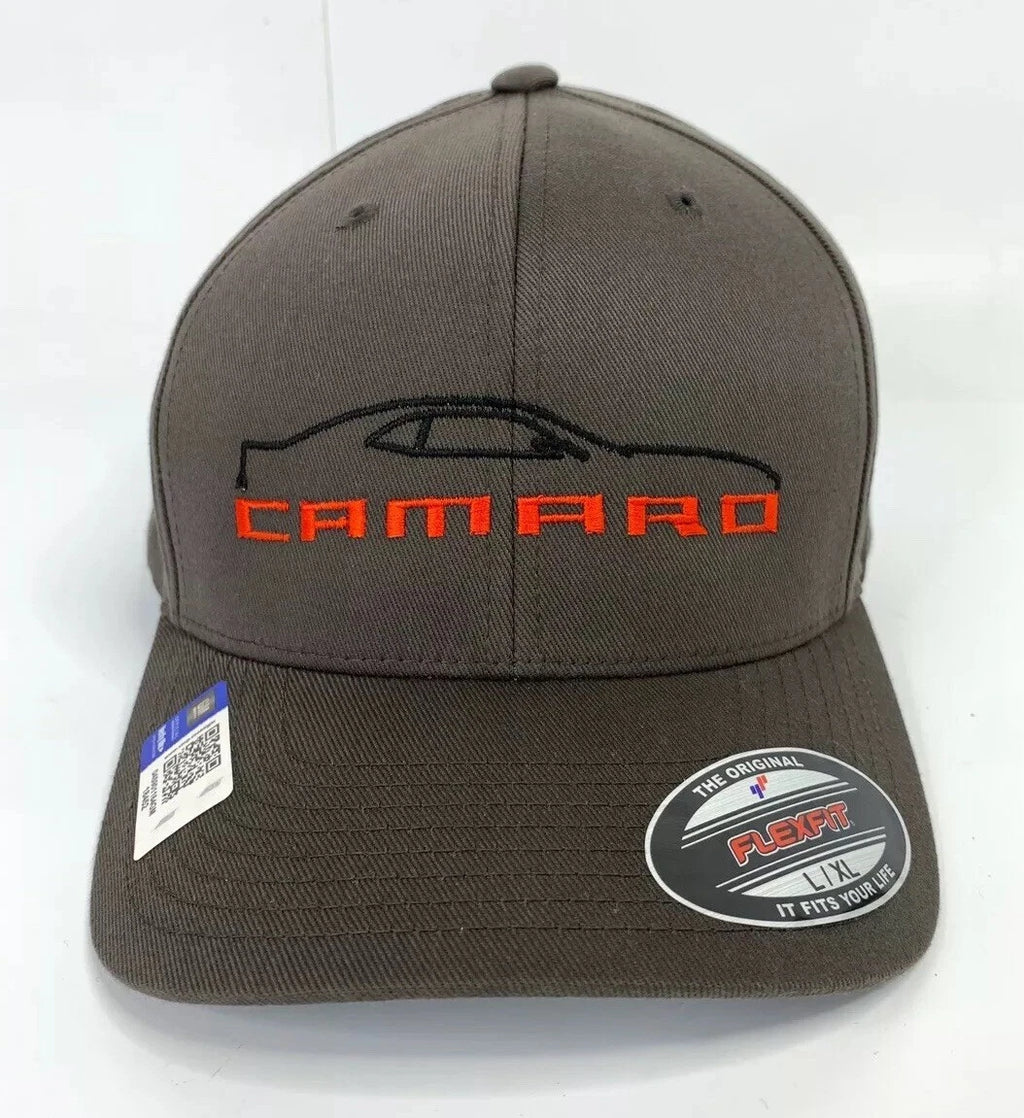 Chevy Camaro 5th Gen Hat Cap Gray with Black Emblem for 2010–2015 Camaro