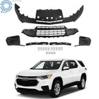 Front Lower Bumper Cover & Bracket for Chevy Traverse (2018–2020)