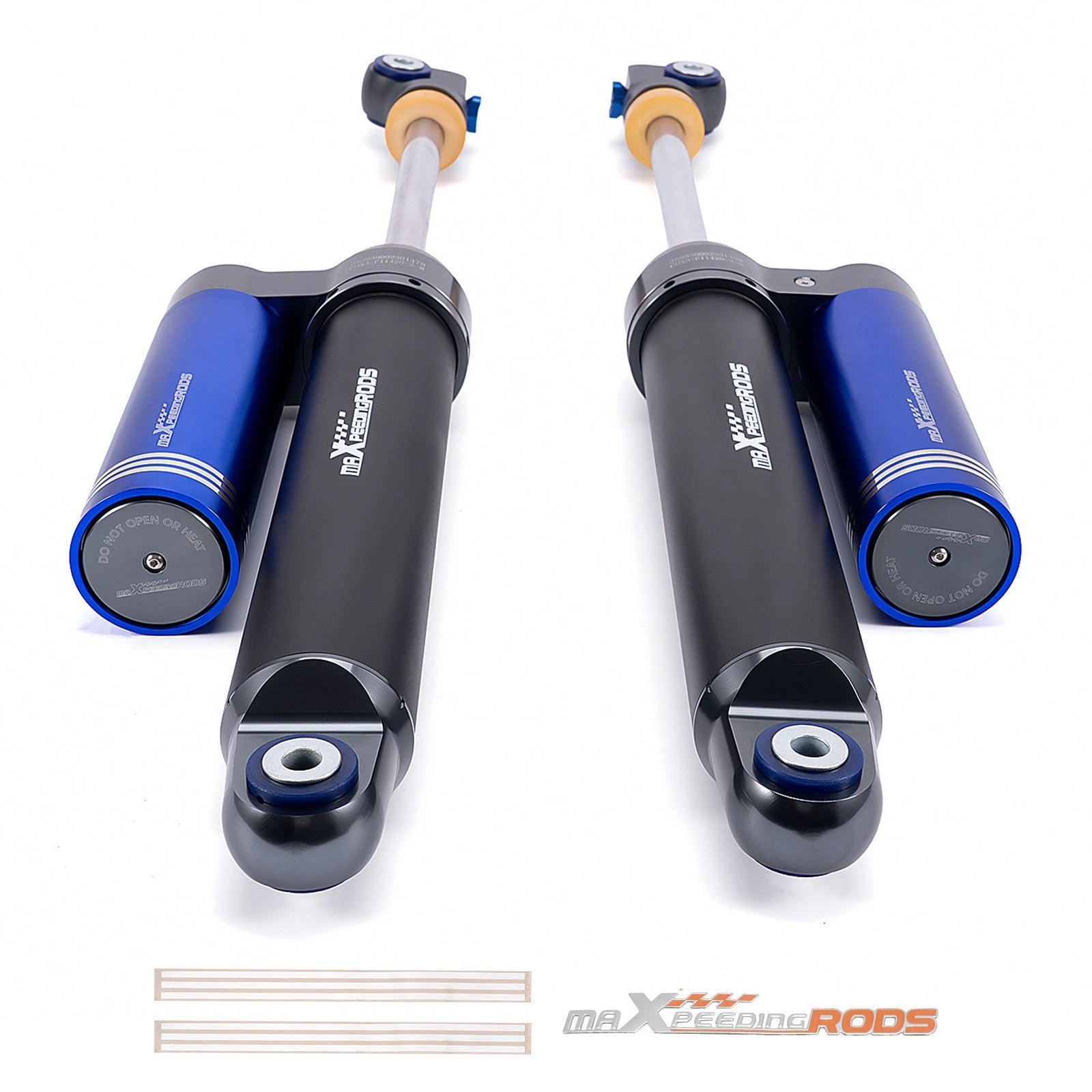 Dual Damper Adjustable Remote Reservoir Rear Shocks for Ford F150 (2015–2020)