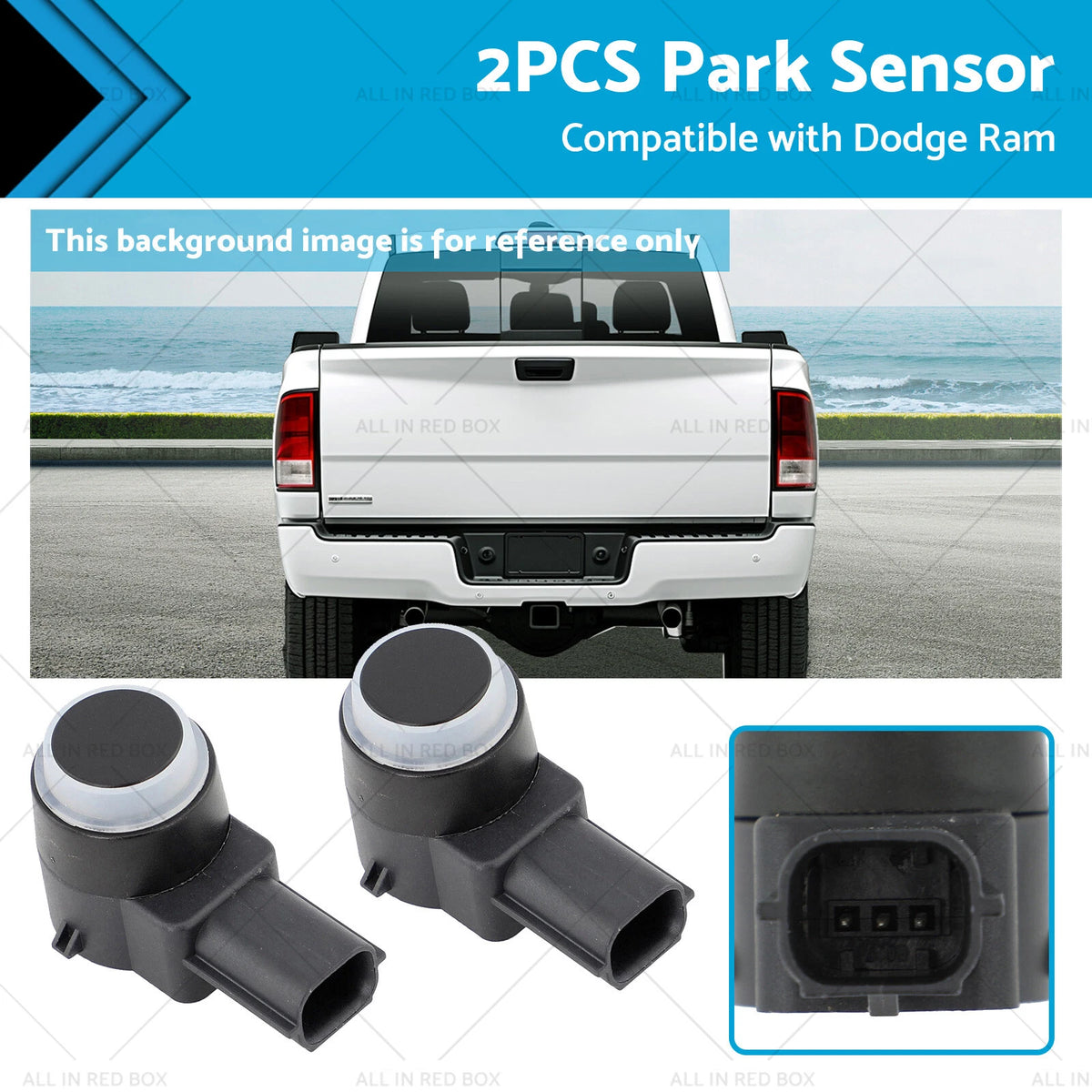 2X Park Sensor for Dodge Ram, Chrysler 300, Jeep Grand Cherokee (2009–2018)